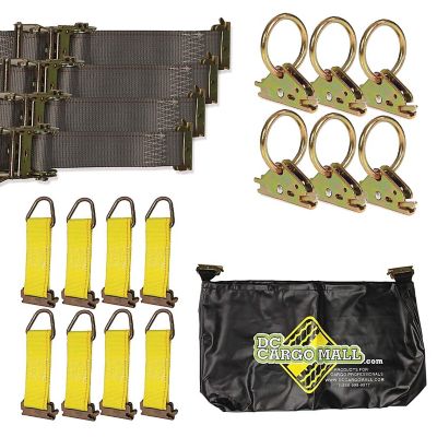 DC Cargo E-Track Tie-Down Accessories Kit, 19 Pcs