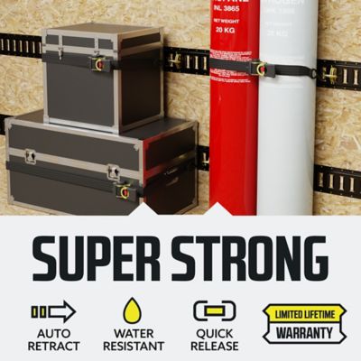 Image showing  2 in. x 6 ft. 1,333 lb. Capacity Strap S-Hooks, 2-Pack