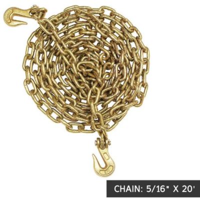 Image showing  5/16 in. Grade 70 Transport Chain & Ratchet Binder Kit, 20 ft.