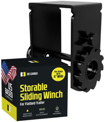 DC Cargo Flatbed Sliding Winch, Storable