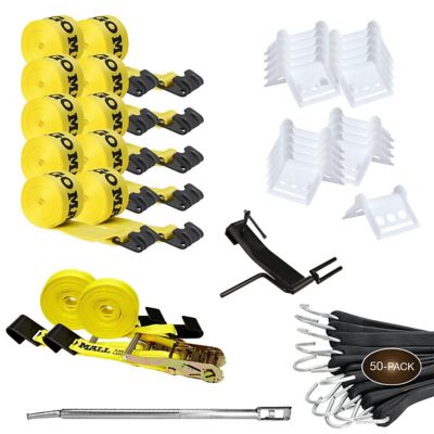 DC Cargo Flatbed Strap Kit, 84 Pcs