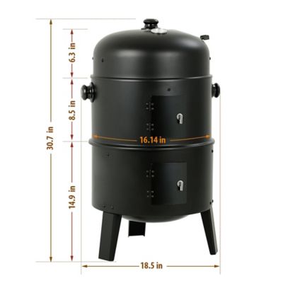 Image showing  16 in. Smoker Grill