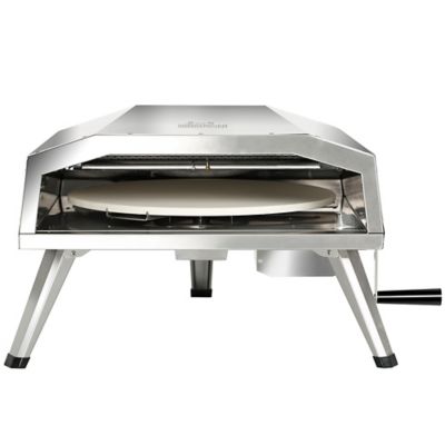 Image showing  Propane Pizza Oven with Rotating Pizza Stone, 16 in., Stainless Steel
