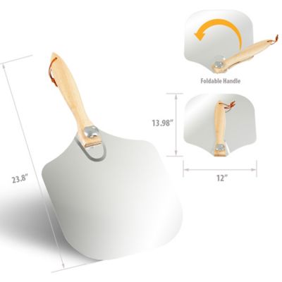 Image showing 7 th BIG HORN Propane Pizza Oven with Rotating Pizza Stone, 16 in., Black