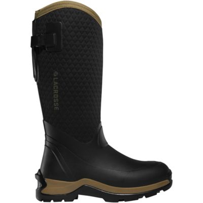 LaCrosse Footwear Men s Alpha Lite Tall Waterproof Rubber Boots 16 in. Black 1260908 at Tractor Supply Co