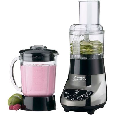 Image showing  SmartPower Duet Blender/Food Processor in Brushed Chrome