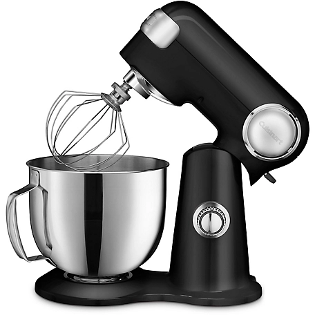 Cuisinart 5.5 qt. Tilt-Back Head Stand Mixer with 1 Power Outlet in Onyx