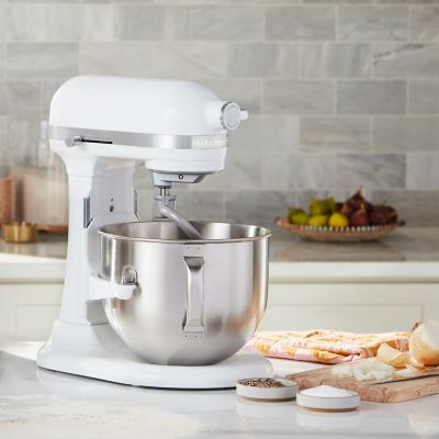 Image showing 7 th KitchenAid 7 qt. Bowl Lift Stand Mixer in White