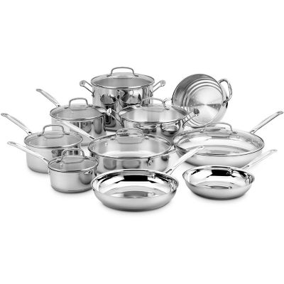 Cuisinart Chef's Classic Stainless 17-Piece Cookware Set