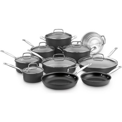 Cuisinart 17 pc. Chefs Classic Non-Stick Hard Anodized Cookware Set