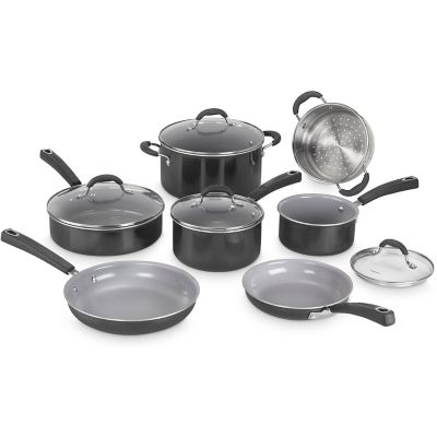 Cuisinart 11 pc. Advantage Ceramica XT Nonstick Cookware Set, Black