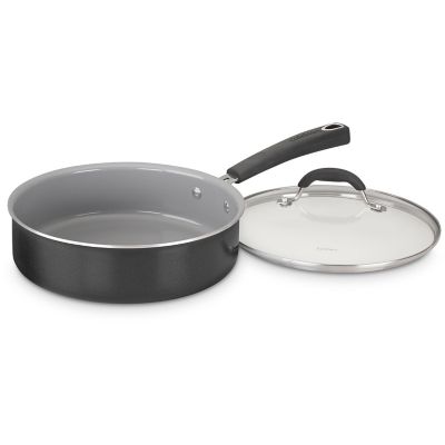 Image showing  11 pc. Advantage Ceramica XT Nonstick Cookware Set, Black