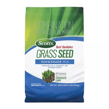 Scotts Lawn Builder Grass Seed Mix 5.6 lb 2 800 sq ft Sun and Shade Grass Seed