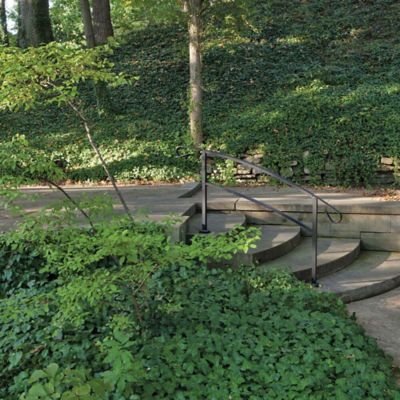 Image showing  HandiRail 5-Step Aluminum Rail Kit, Matte Black