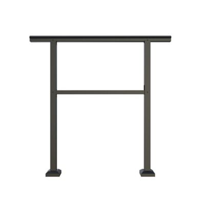 Image showing  Aluminum Transition Handrail, 4 ft., Matte Black