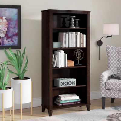 Image showing 5 th LuxenHome Abstract Celestial Orbit Gold Metal and Black Base Tabletop Decor