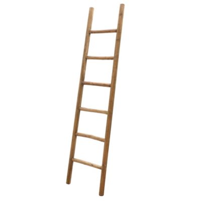Image showing  Rustic 6 ft. Decorative Blanket Ladder