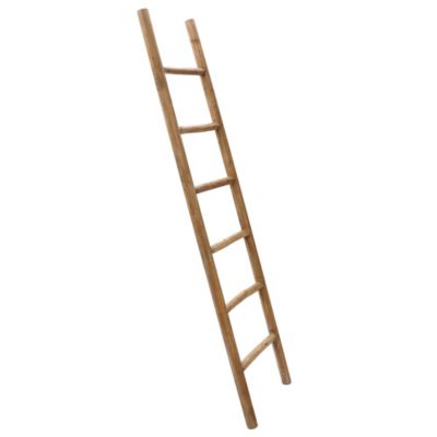 Image showing  Rustic 6 ft. Decorative Blanket Ladder