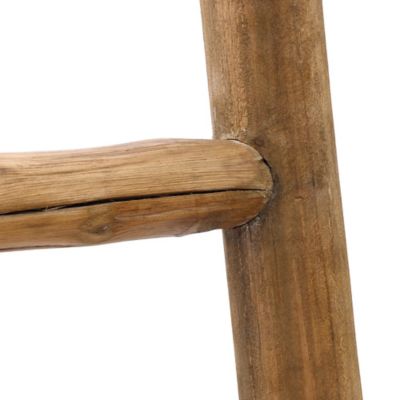 Image showing 7 th LuxenHome Rustic 6 ft. Decorative Blanket Ladder