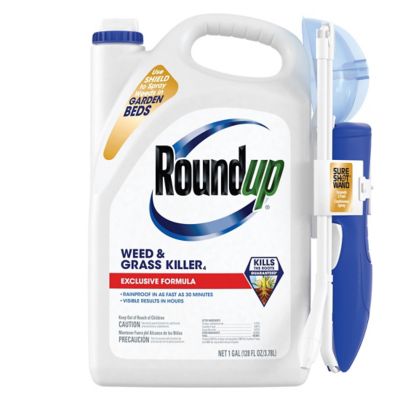 Roundup Weed & Grass Killer4 with Sure Shot Wand, 1 gal.