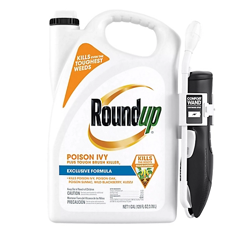Roundup Poison Ivy Plus Tough Brush Killer2 with Comfort Wand, 1 gal.