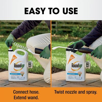 Image showing 7 th Roundup 1 gal. Poison Ivy Plus Tough Brush Killer2 with Comfort Wand