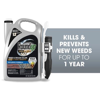 Image showing  1 gal. Dual Action 365 Weed and Grass Killer Plus, 12 Month Preventer with Comfort Wand