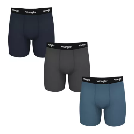 Wrangler - Men's Breathable Moisture-Wicking Boxer Shorts Underwear