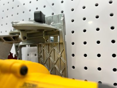 Image showing  1-1/8 in. Single Rod 90 Degree Bend Steel Pegboard Hook for 1/8 in. and 1/4 in. Pegboard, 10 Pack