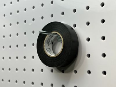 Image showing  2 in. Single Rod Straight Steel Pegboard Hook for 1/8 in. and 1/4 in. Pegboard, 10 Pack