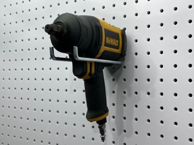 Image showing  5-3/4 in. Double Rod 80 Degree Bend Steel Pegboard Hook for 1/8 in. and 1/4 in. Pegboard, 10 Pack