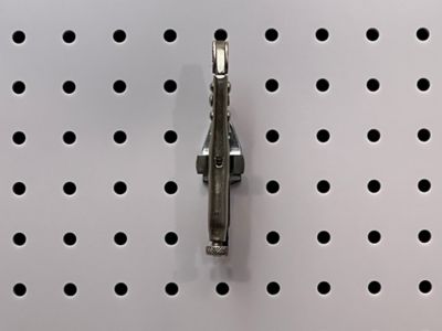 Image showing  1/4 in. to 1/2 in. Hold Range Steel Ext Spg Clips for 1/8 in. and 1/4 in. Pegboard, 10 Pack