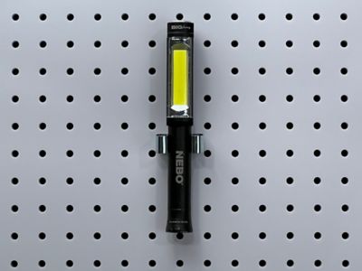 Image showing  1/2 in. to 1 in. Hold Range Steel Standard Spg Clip for 1/8 in. and 1/4 in. Pegboard, 10 Pk