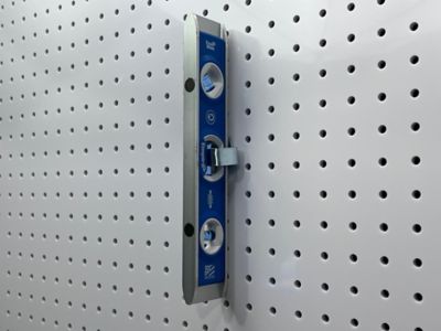Image showing  1/2 in. to 1 in. Hold Range Steel Standard Spg Clip for 1/8 in. and 1/4 in. Pegboard, 10 Pk