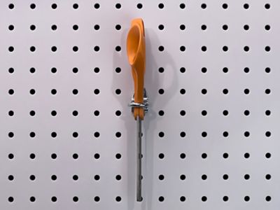 Image showing  3/4 in. I.D. Zinc Plated Steel Single Ring Tool Holder for DuraBoard or 1/8 in. and 1/4 in. Pegboard, 10 Pack