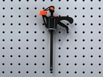 Image showing 5 th Triton Products 3/4 in. I.D. Zinc Plated Steel Single Ring Tool Holder for DuraBoard or 1/8 in. and 1/4 in. Pegboard, 10 Pack