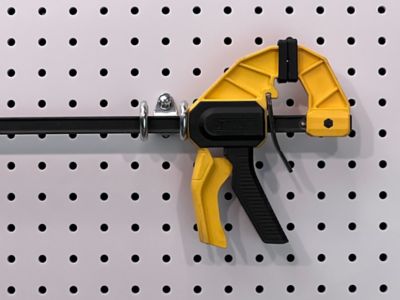 Image showing  1-7/8 in. Double Ring Steel Tool Holder for 1/8 in. and 1/4 in. Pegboard, 10 Pack