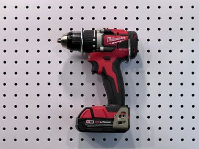 Image showing  2-1/4 in. Curved Steel Pegboard Hook for 1/8 in. and 1/4 in. Pegboard, 10 Pack