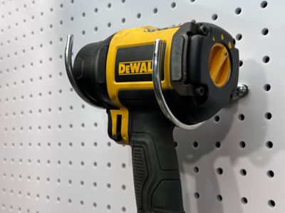 Image showing  3-3/4 in. Curved Steel Pegboard Hook for 1/8 in. and 1/4 in. Pegboard, 10 Pack