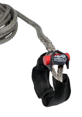 Image showing  5/16 in. x 25 ft. 4,400 lbs. WLL. LockJaw Synthetic Winch Line w/Integrated Shackle