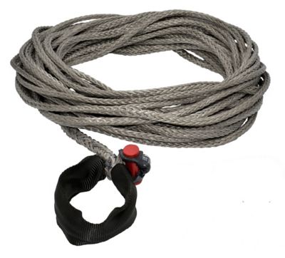 LockJaw 5/16 in. x 85 ft. 4,400 lbs. WLL. LockJaw Synthetic Winch Line w/Integrated Shackle