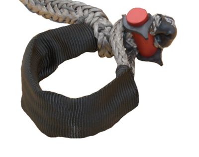 Image showing  3/8 in. x 50 ft. 6,600 lbs. WLL. LockJaw Synthetic Winch Line w/Integrated Shackle