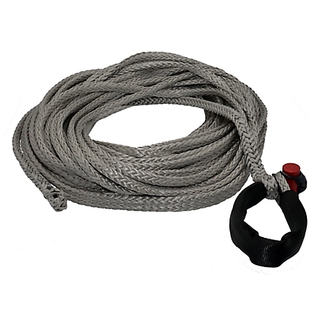 LockJaw 3/8 in. x 150 ft. 6,600 lbs. WLL. LockJaw Synthetic Winch Line w/Integrated Shackle