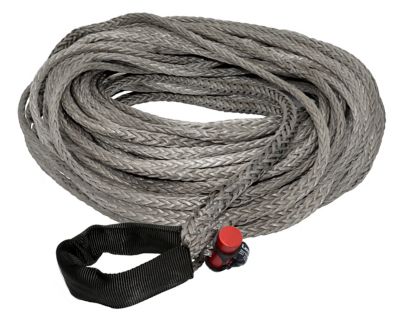 LockJaw 7/16 in. x 125 ft. 7,400 lbs. WLL. LockJaw Synthetic Winch Line w/Integrated Shackle
