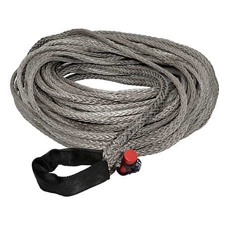 LockJaw 7/16 in. x 200 ft. 7,400 lbs. WLL. LockJaw Synthetic Winch Line w/Integrated Shackle