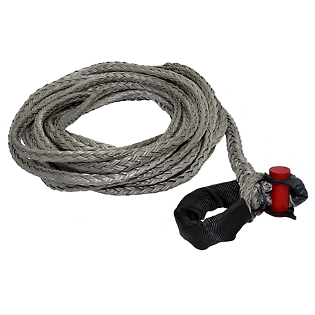LockJaw 1/2 in. x 50 ft. 10,700 lbs. WLL. LockJaw Synthetic Winch Line w/Integrated Shackle