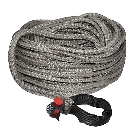 LockJaw 1/2 in. x 125 ft. 10,700 lbs. WLL. LockJaw Synthetic Winch Line w/Integrated Shackle