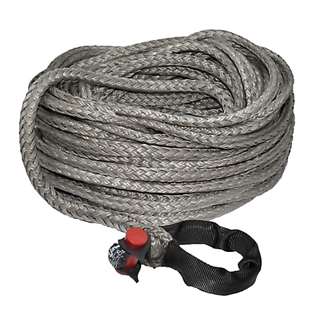 LockJaw 1/2 in. x 175 ft. 10,700 lbs. WLL. LockJaw Synthetic Winch Line w/Integrated Shackle