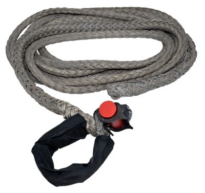 LockJaw 9/16 in. x 25 ft. 13,166 lbs. WLL. LockJaw Synthetic Winch Line w/Integrated Shackle