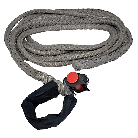 LockJaw 9/16 in. x 25 ft. 13,166 lbs. WLL. LockJaw Synthetic Winch Line w/Integrated Shackle